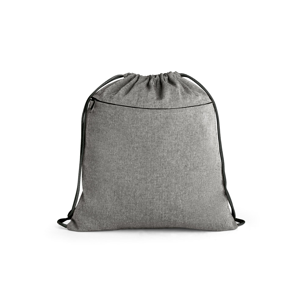 hi!dea 92928 - Sac à cordelettes en coton recyclé (70%), polyester (30% rPET) (140 g/m²)