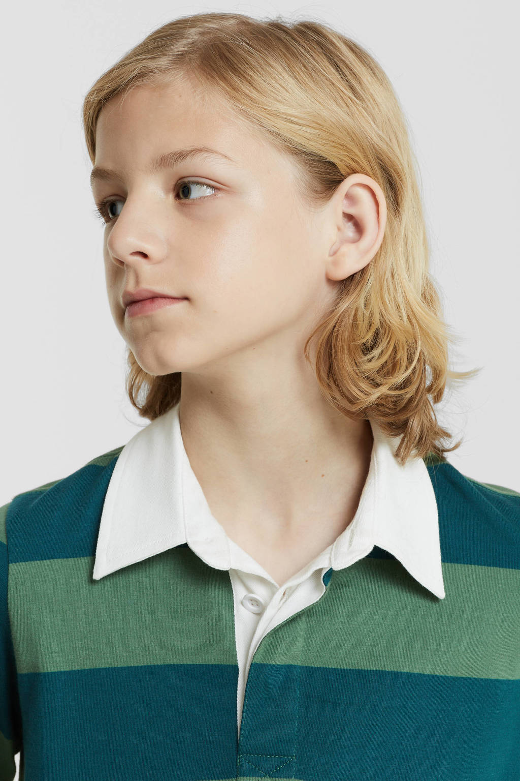 anytime rugby trui groen/blauw