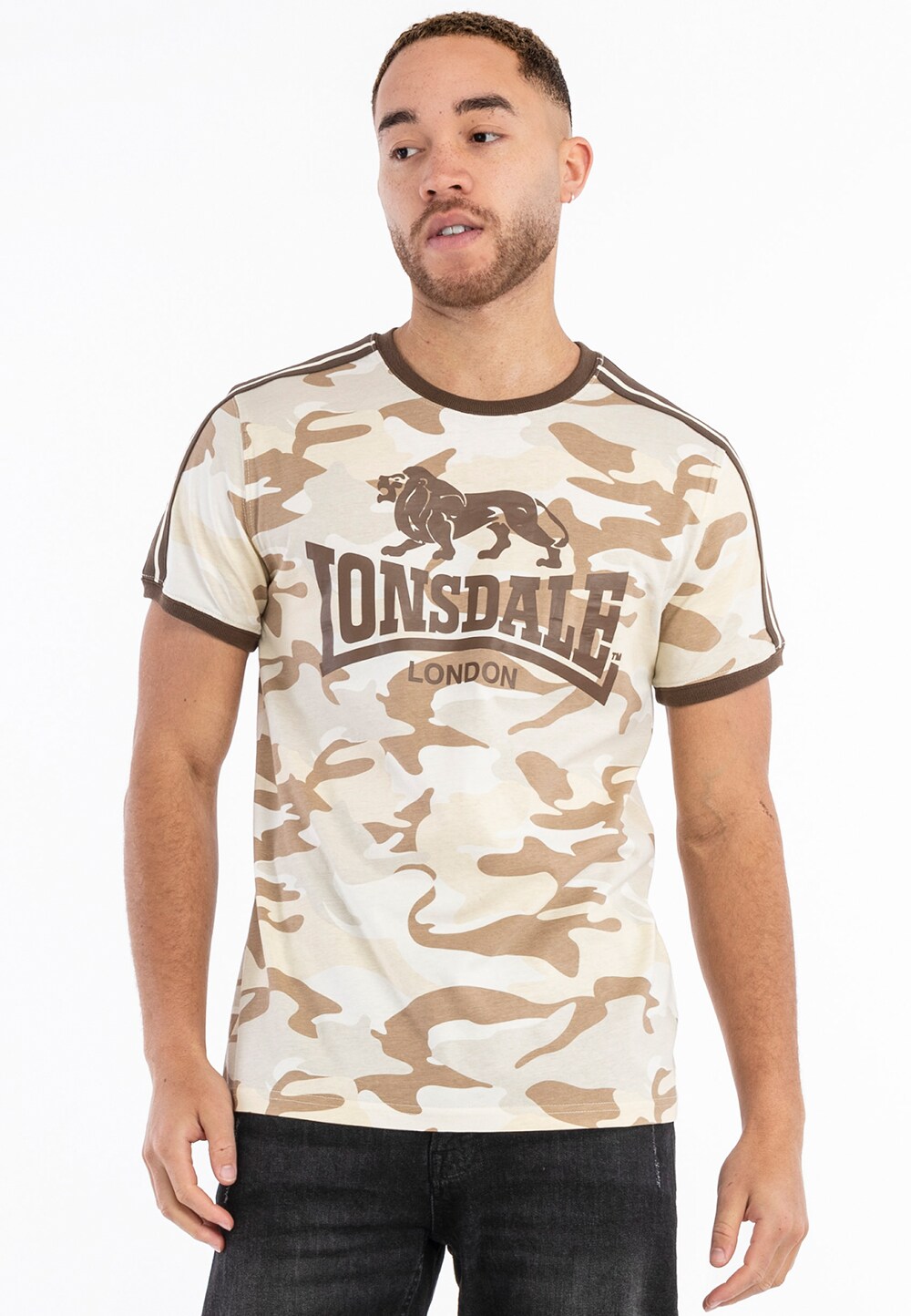 Lonsdale Herren T-Shirt normale Passform CREGNEASH