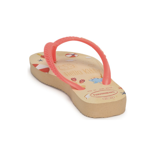 Havaianas - KIDS SLIM HELLO KITTY - Beige / Orange