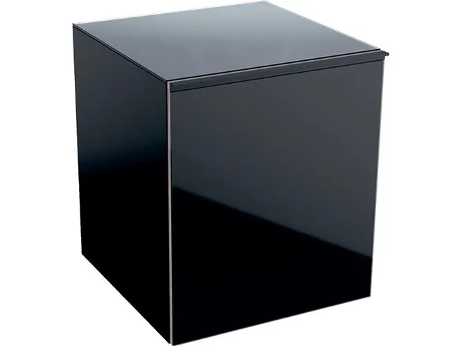 acanto sideskab 45 mat sort/blank sort