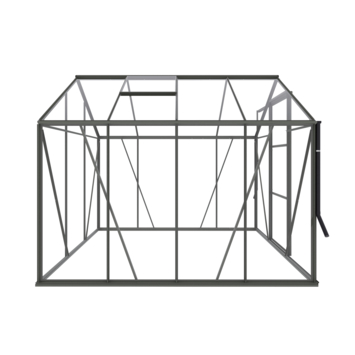 Royal Well Kate II kweekkas aluminium groengrijs 4,83 m²