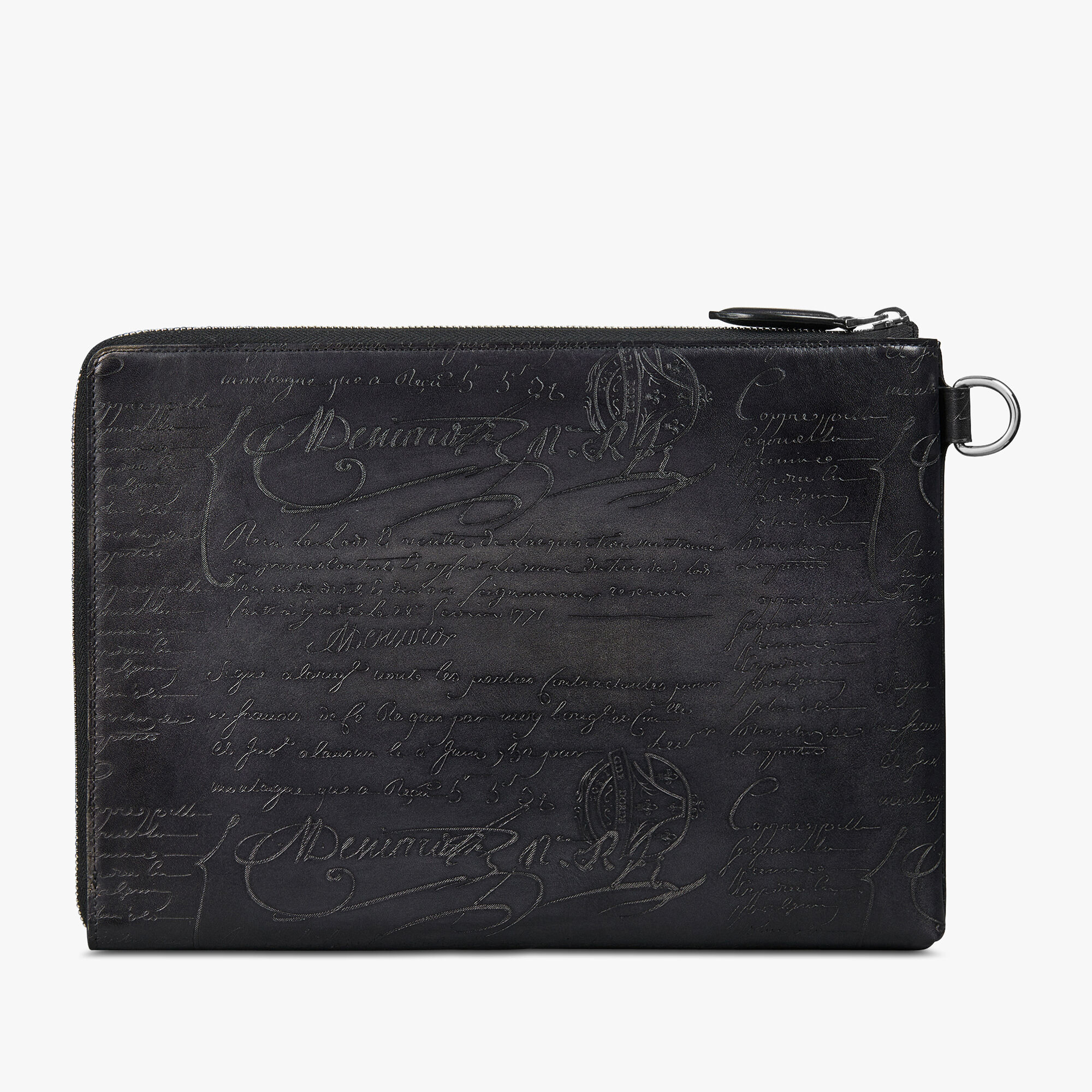 Pochette Nino Gm En Cuir Scritto
