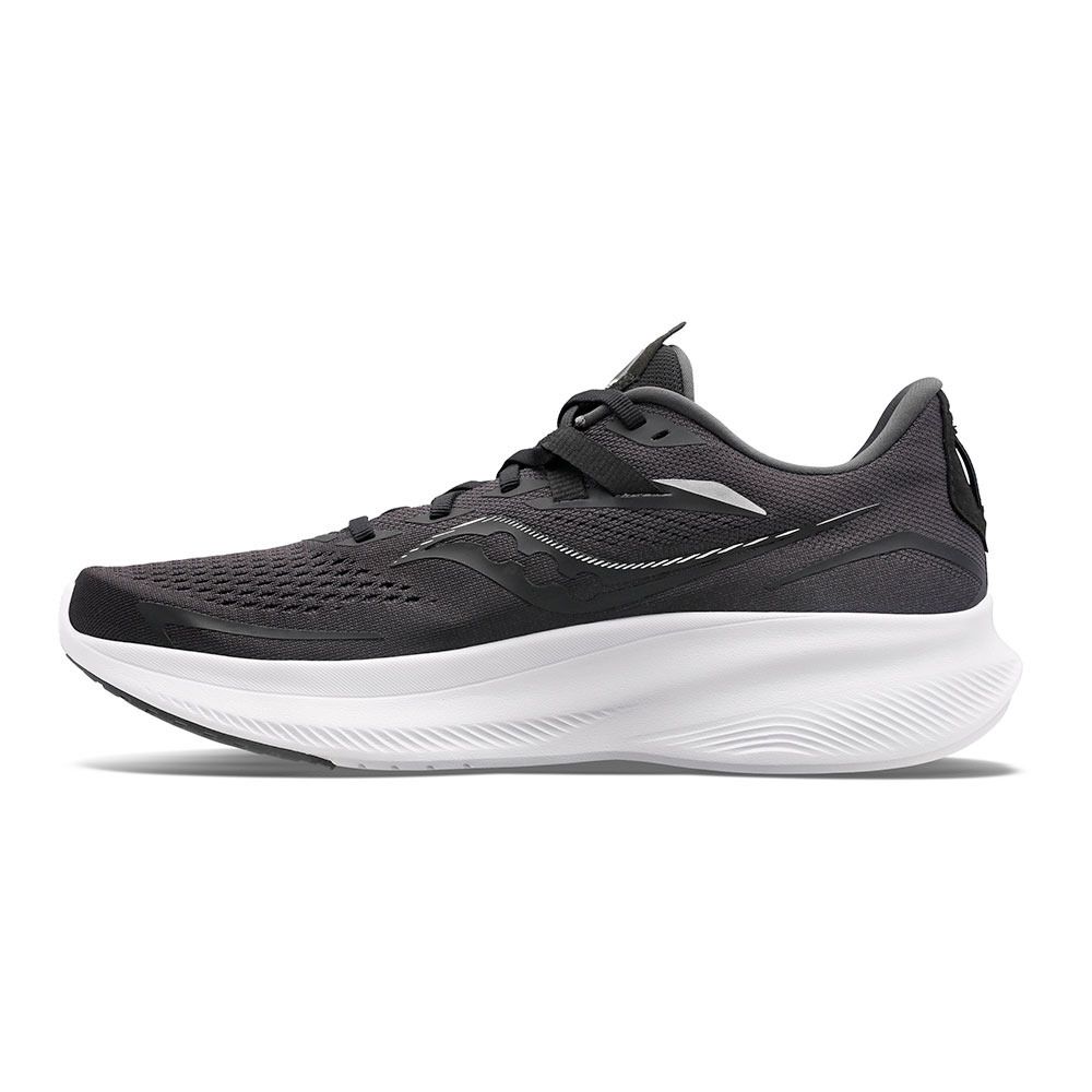 Saucony RIDE 15 WIDE - Chaussures running Homme black white