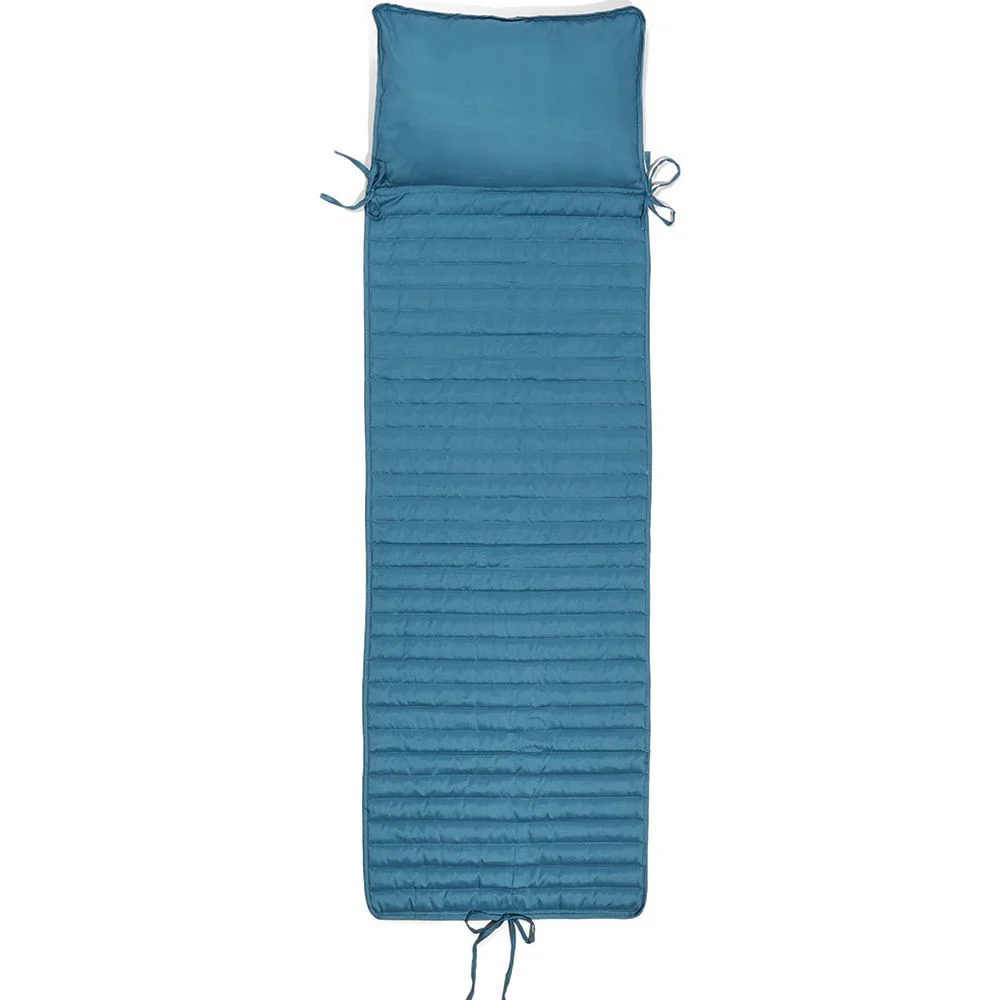 Coussin pour bain de soleil bleu canard