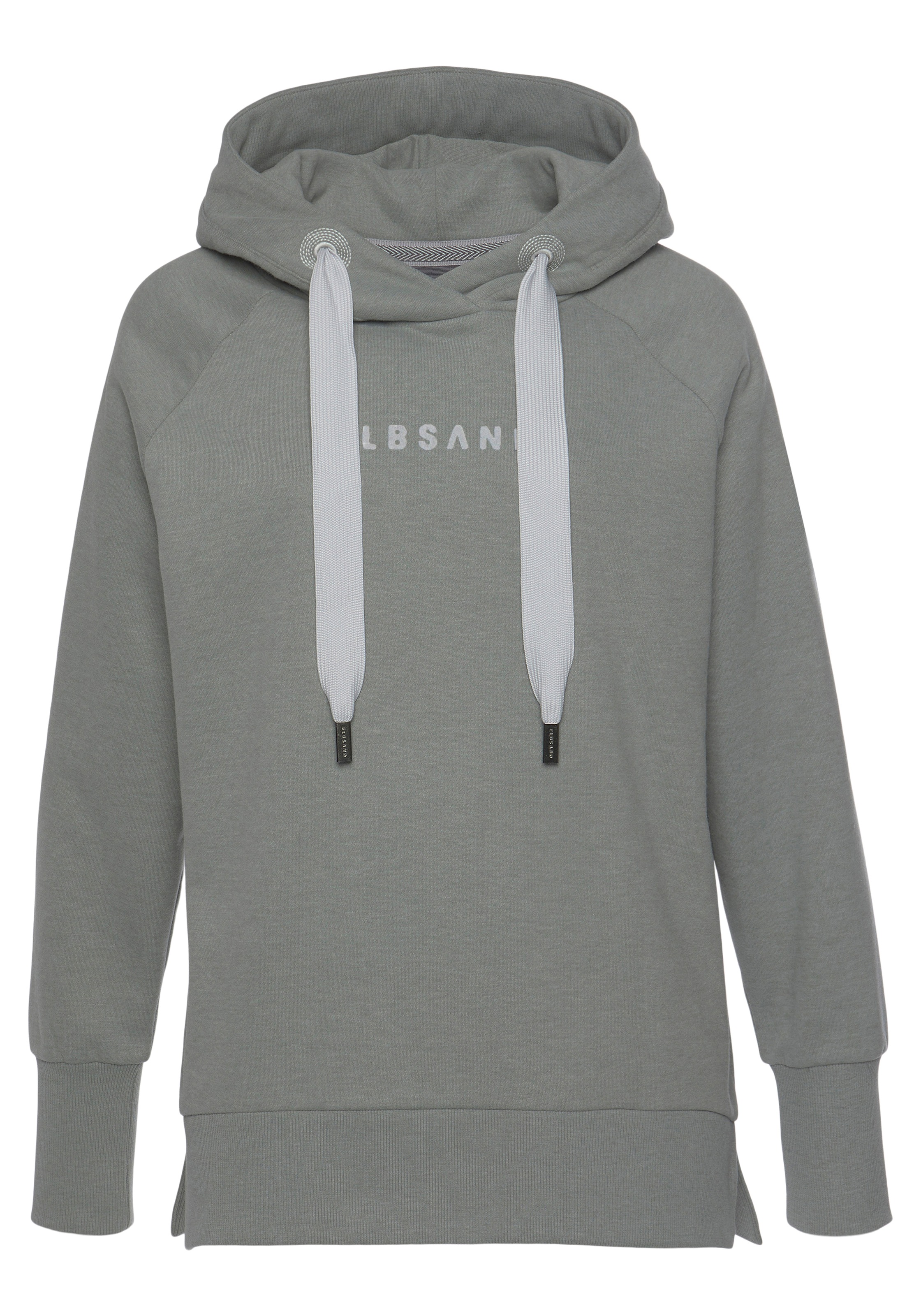 Elbsand Kapuzensweatshirt »Svana«, mit Logoprint, bequemer Hoodie, seitliche Schlitze