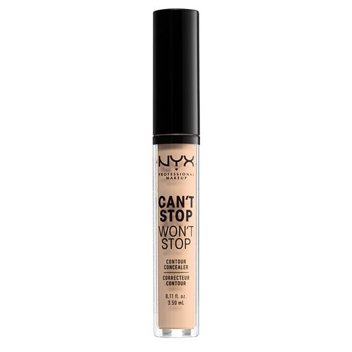 NYX Professional Makeup Can't Stop Won't Stop 24-Hours Concealer, Vanilla