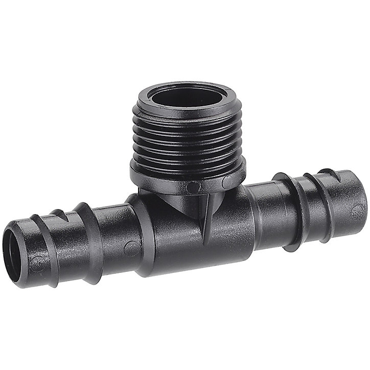 Raccord Té fileté mâle 3 voies 15/21 mm
