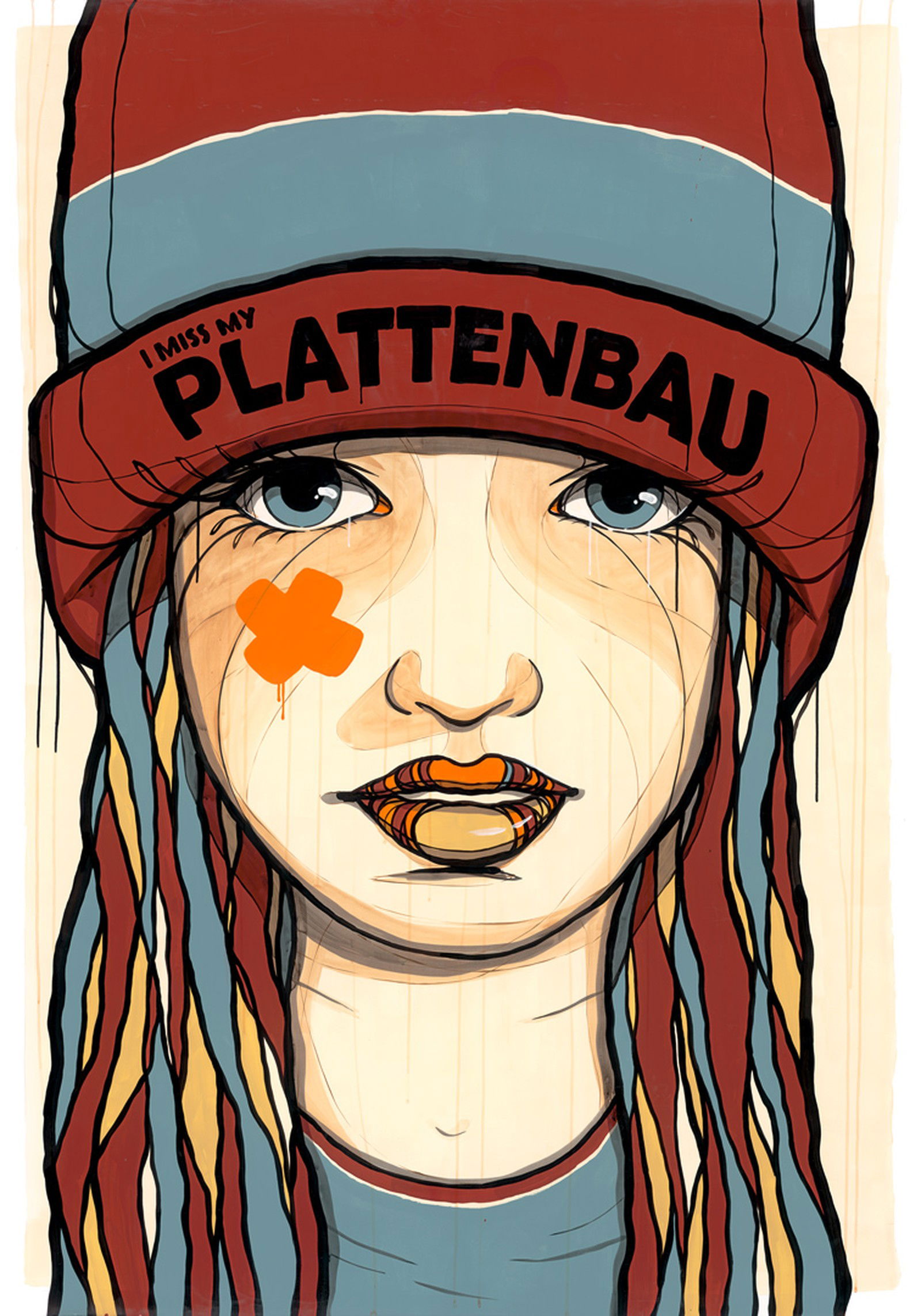 I miss my Plattenbau by El Bocho - Limited Edition. Edition of: 250. Signed.