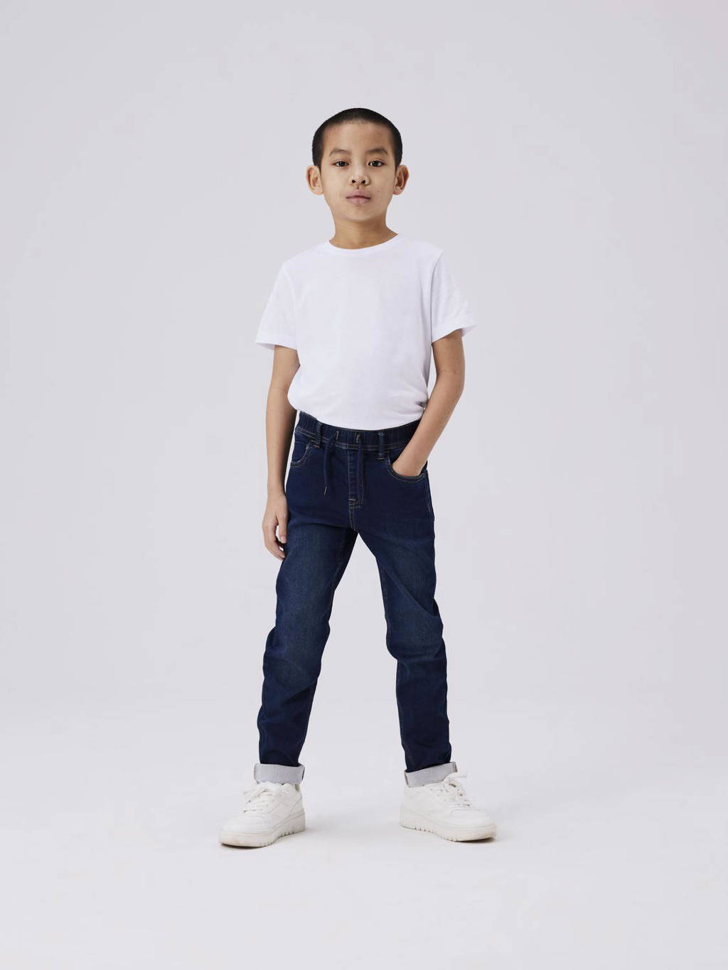 NAME IT slim fit jeans NKMRYAN JOGGER denim blue