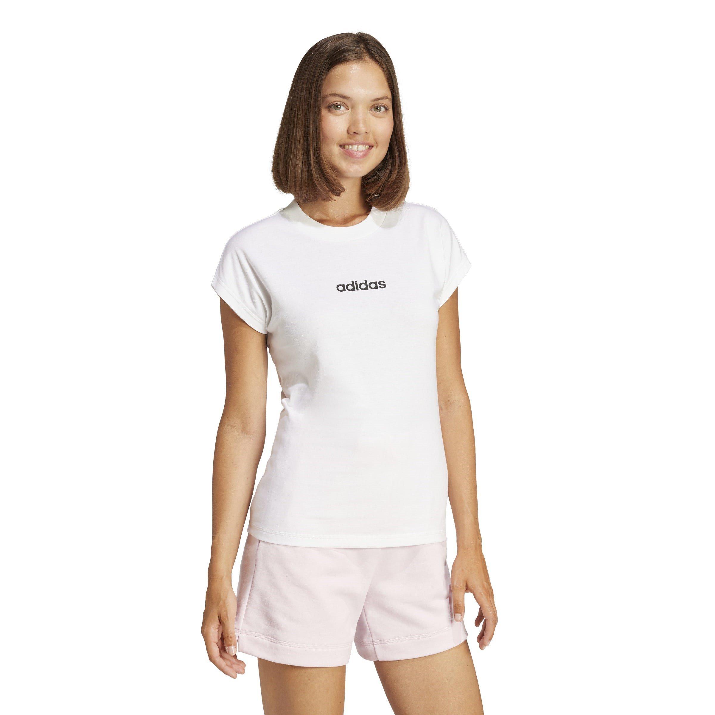 adidas Essentials Linear Cotton T-Shirt Womens