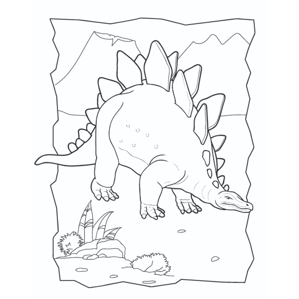 Dinosaurier-Mal-, Aktivitäts- und Stickerbuch-Set