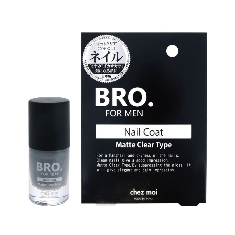 BRO. FOR MEN - Nagellak Matte Clear Type
