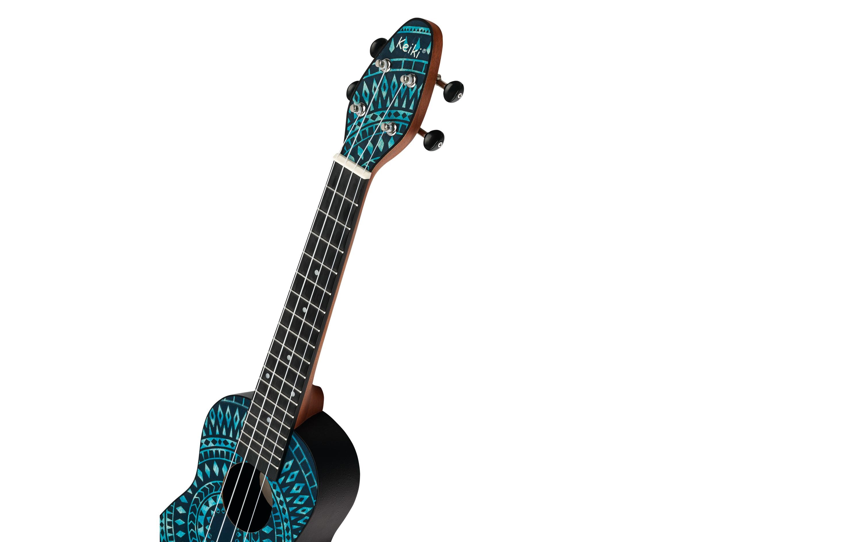 Ukulele Keiki Package K2SS-BKC – Blue KaleidoscopDer perfekte Einstieg in die Welt der Ukulele