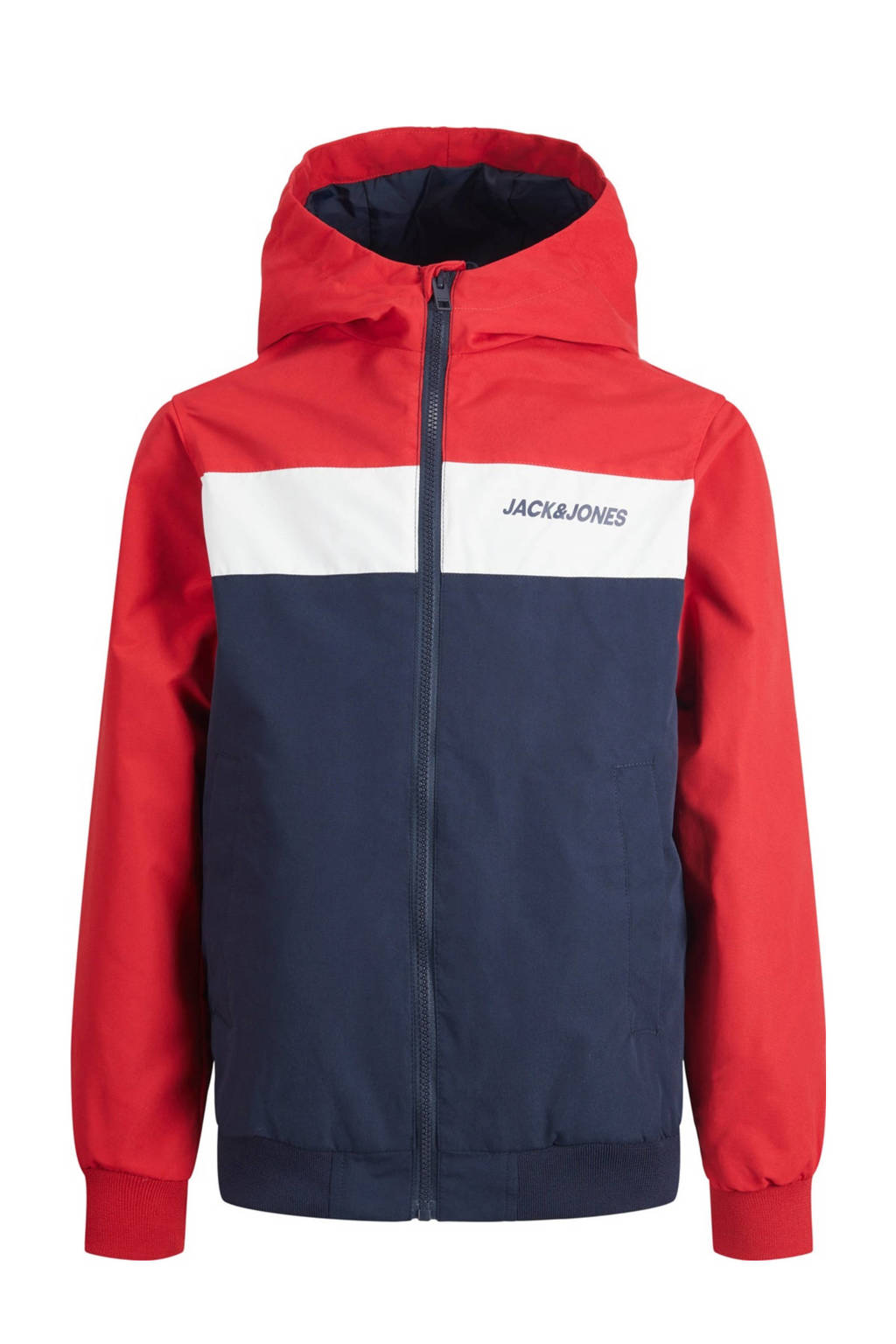JACK & JONES zomerjas JJERUSH rood