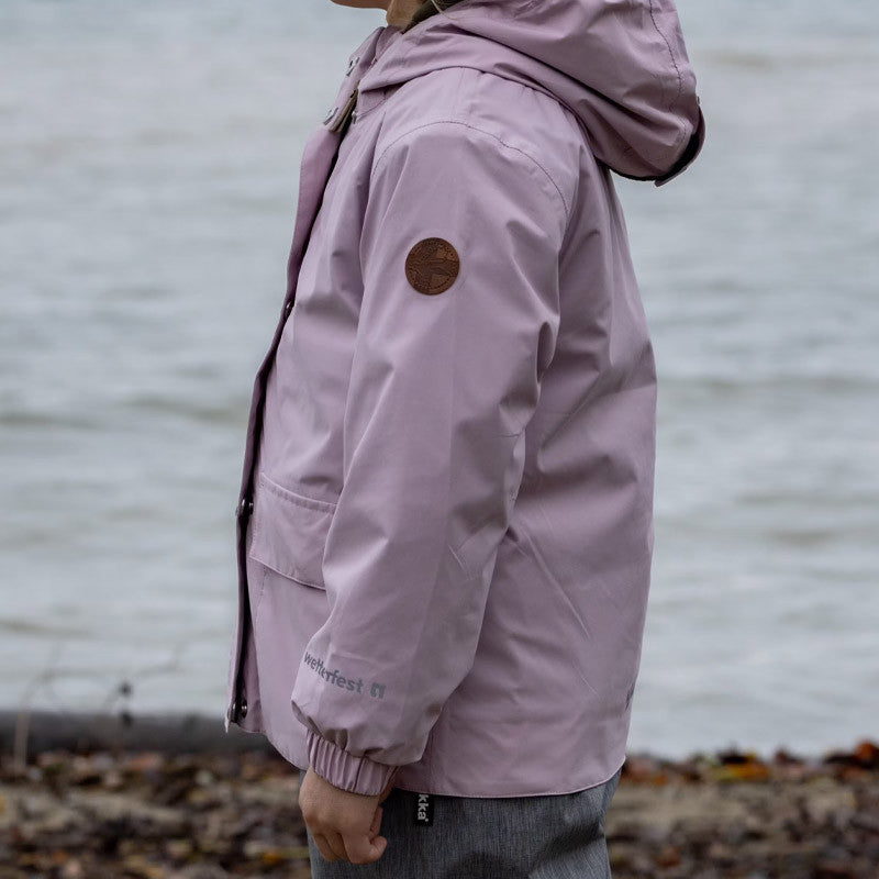 Kinder Suri Regenjacke mauve shadows