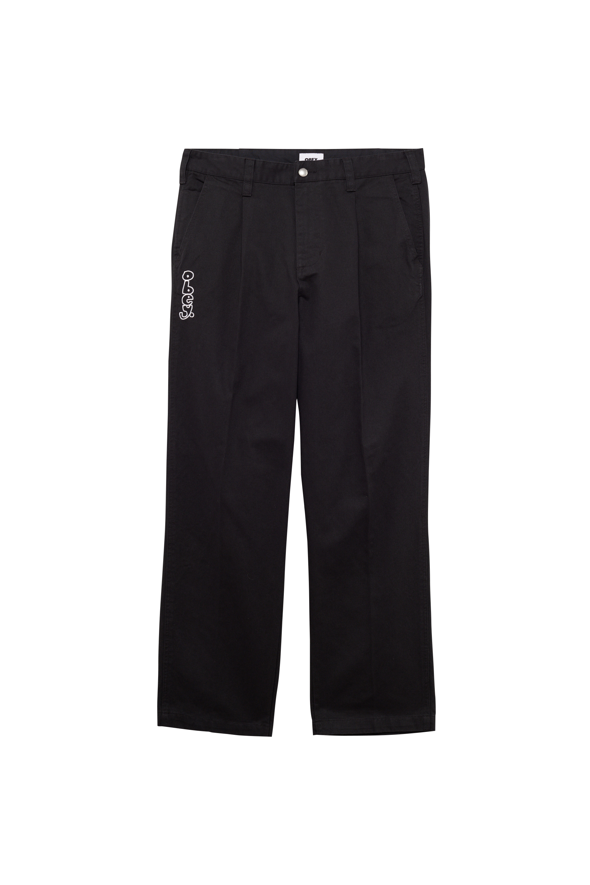 OBEY Pantalon ESTATE EMBROIDE Noir
