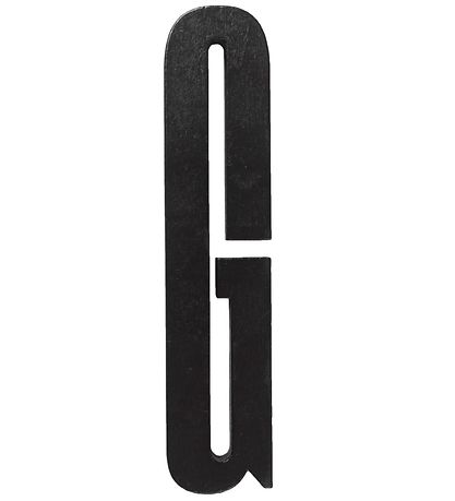Design Letters Holz Buchstaben - G - Schwarz