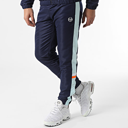 Ensemble De Survetement A Bandes Jura 39974 Bleu Marine Bleu Clair