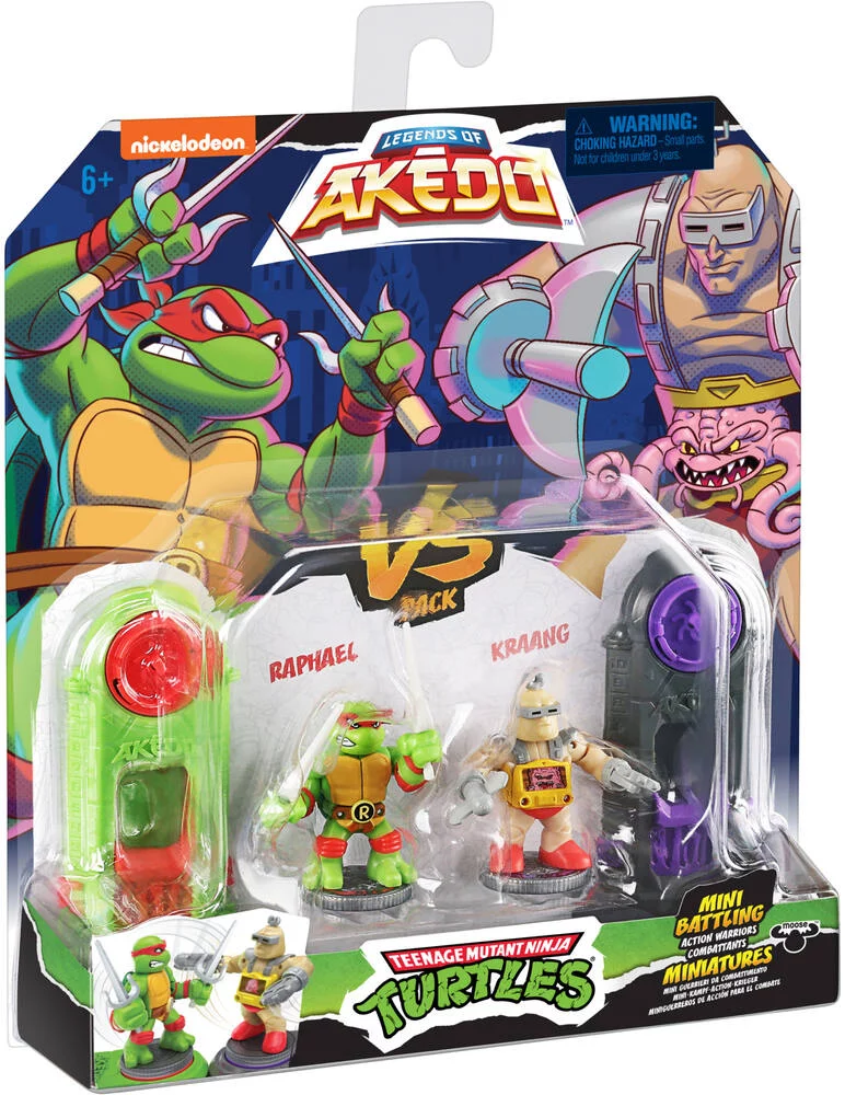 AKEDO - TORTUES NINJA RAPHAEL VS KRANG