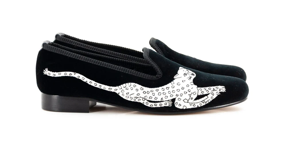 CROCKETT AND JONES - SLP LEOPARD BLACK
