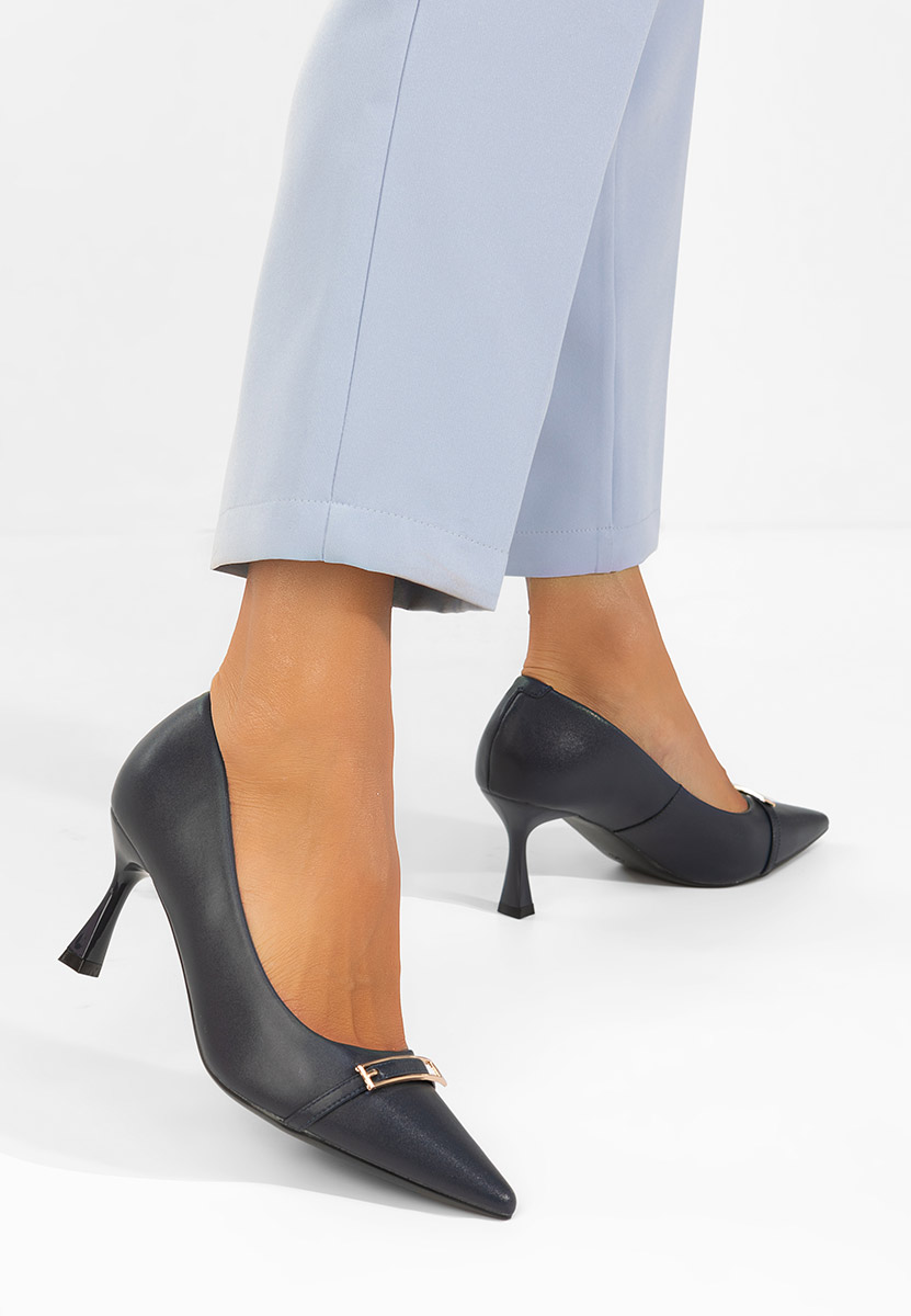Chaussures pour femme en cuir marine Avelisse