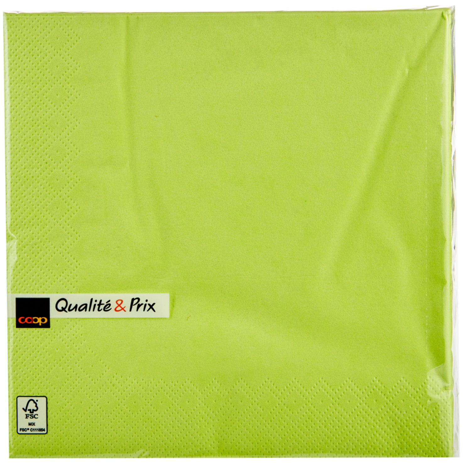 Inhouse Servietten limettengrün 33cm 50 Stück