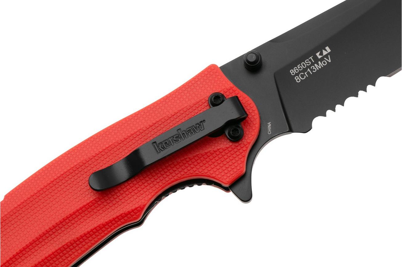Kershaw Barricade Serrated 8650ST zakmes, reddingsmes