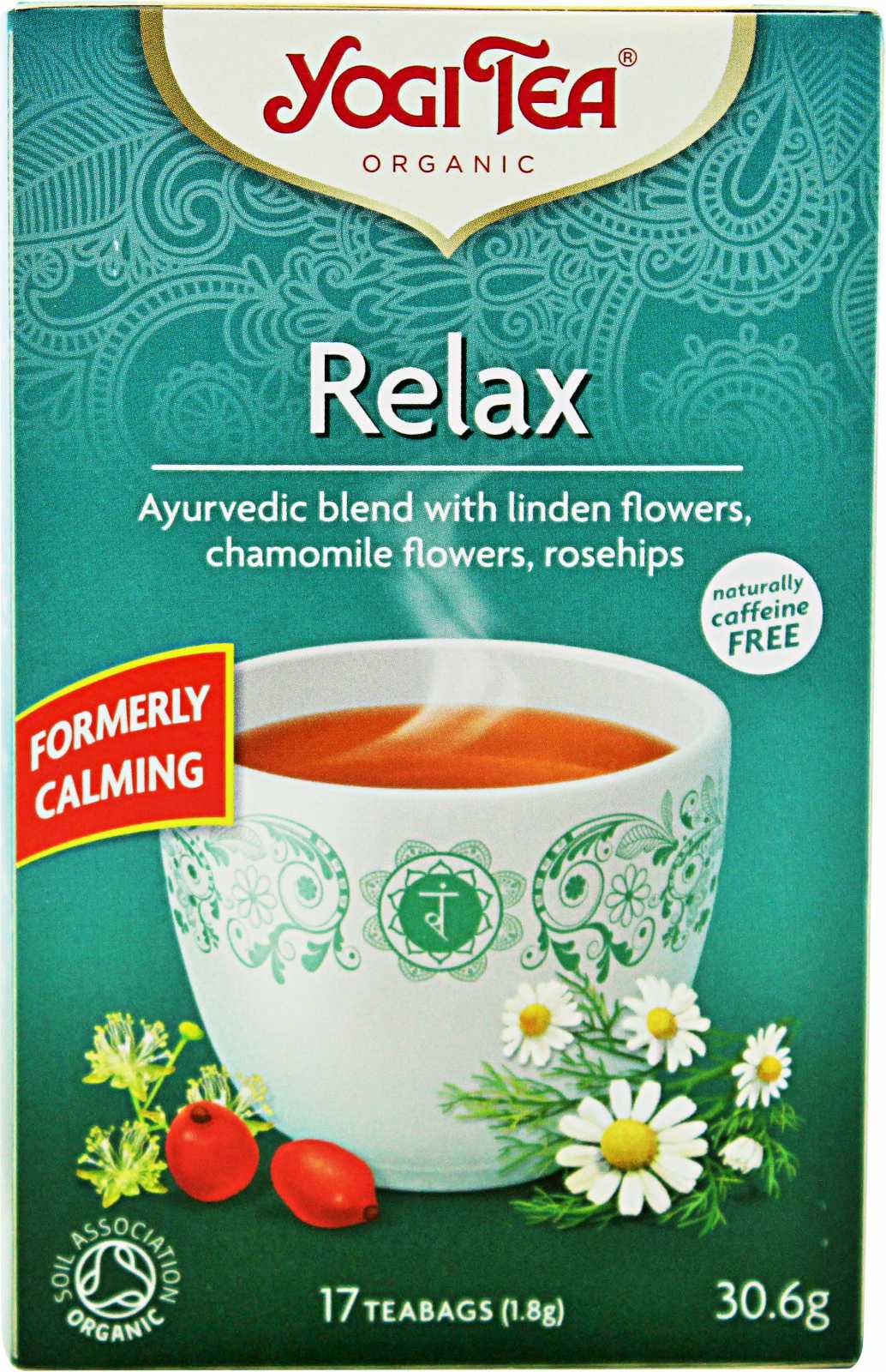 Chá Relaxante Orgânico Yogi Tea, 17 sachês.