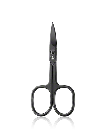 Pfeilring Scheren Nagelschere, schwarz brüniert 9cm