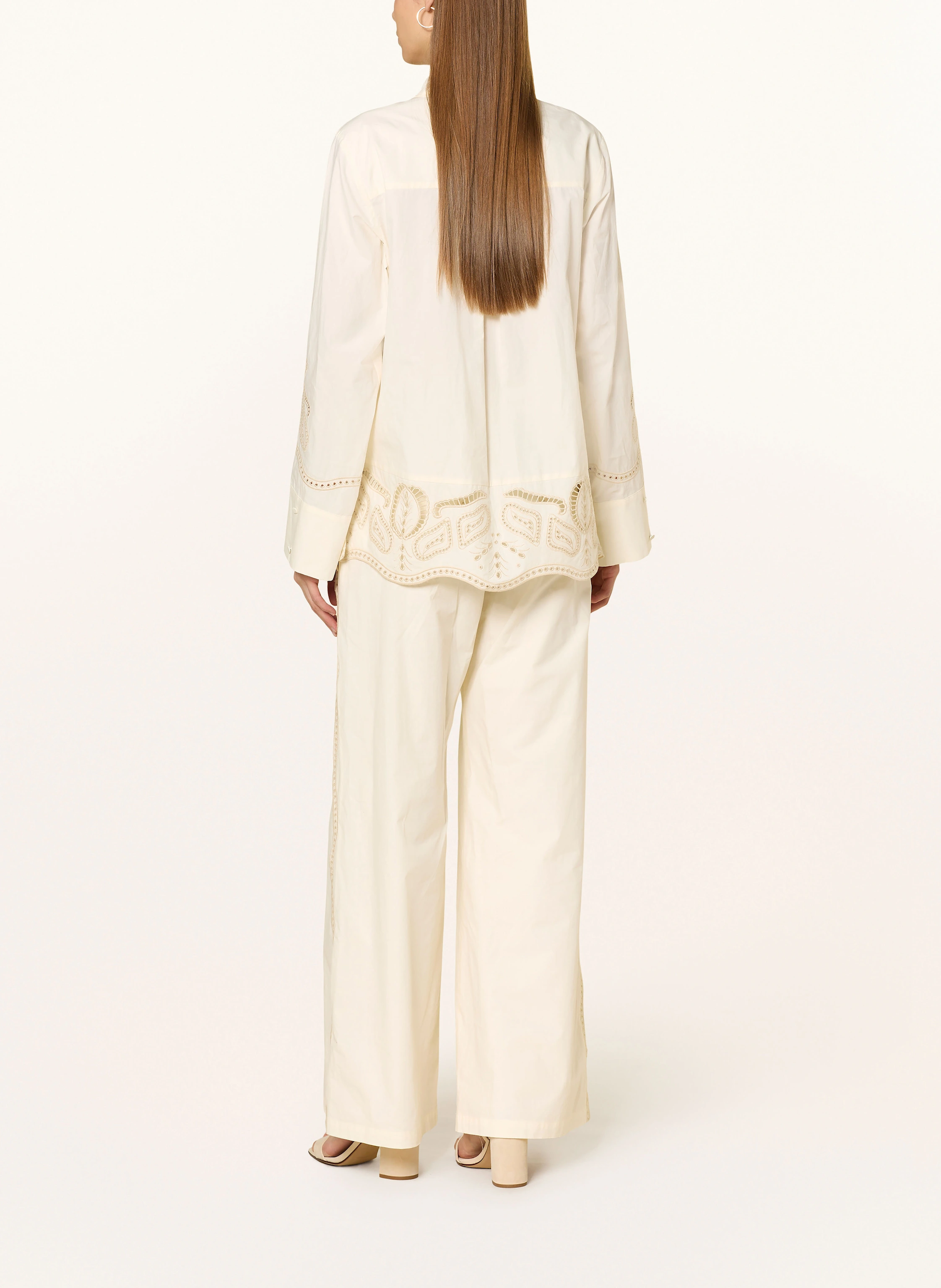 IVI collection Marlenehose mit Lochspitze