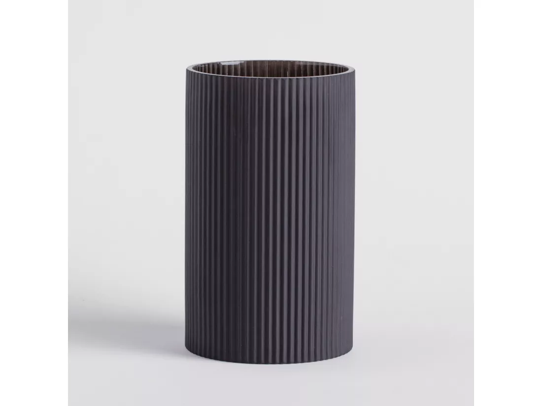 Vase Veer noir moyen 25 x 14.5