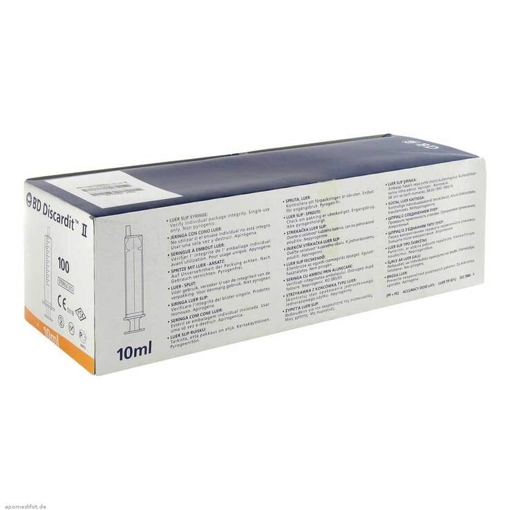 BD Discardit II Spritze, 100X10 ml