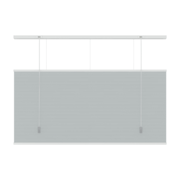 KARWEI dubbel plisségordijn lichtdoorlatend grijs (kleurnr. 6006) 180x220 cm (bxh)