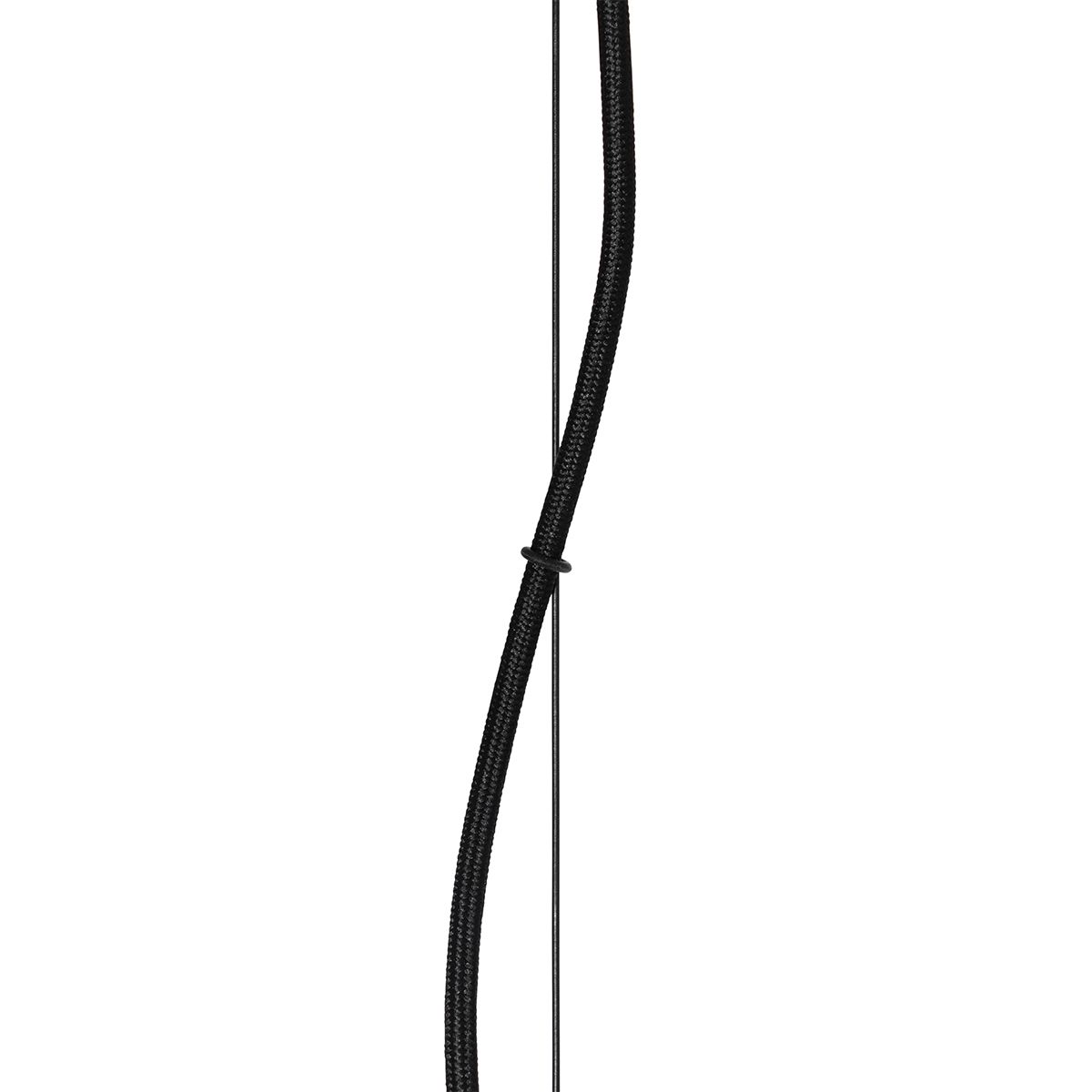Moderne hanglamp zwart met smoke glas - Stavelot