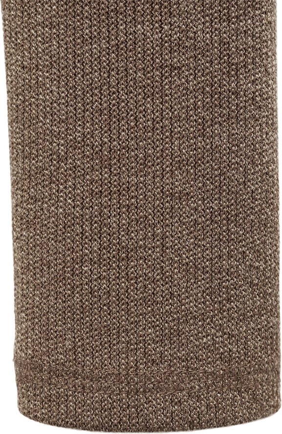 MANGO Knitted turtleneck dress Brown