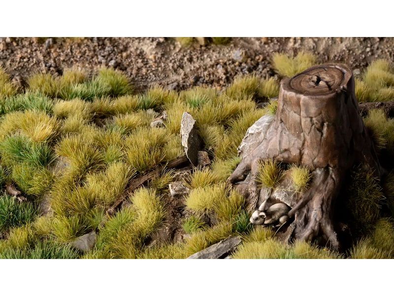 GamersGrass Tufts Wild Green Meadow Set Hochwertiges Basingset für den Gelände- und Miniaturenbau