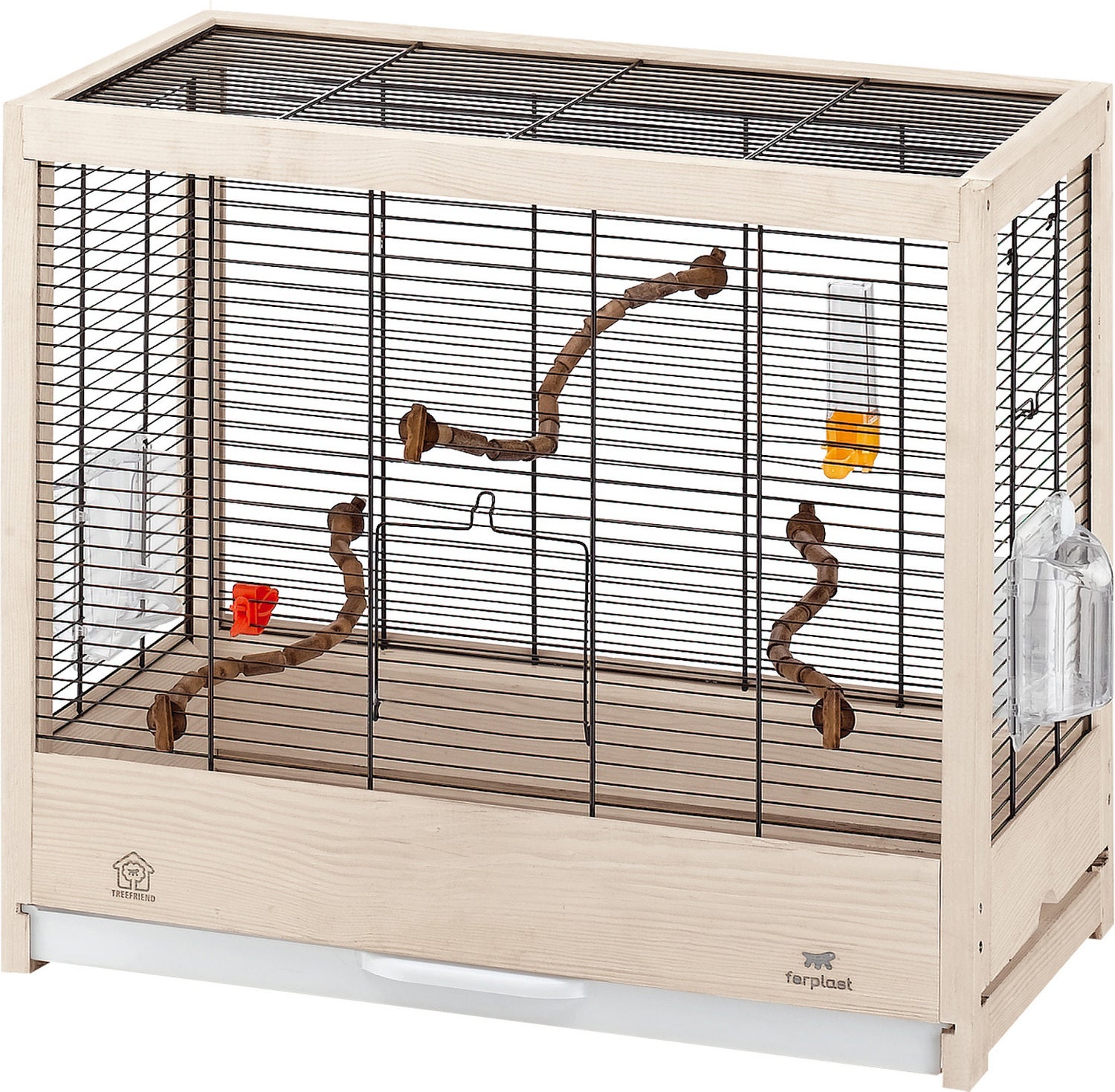 Ferplast vogelkooi Giulietta 4 naturel 57 x 30 x 50 cm