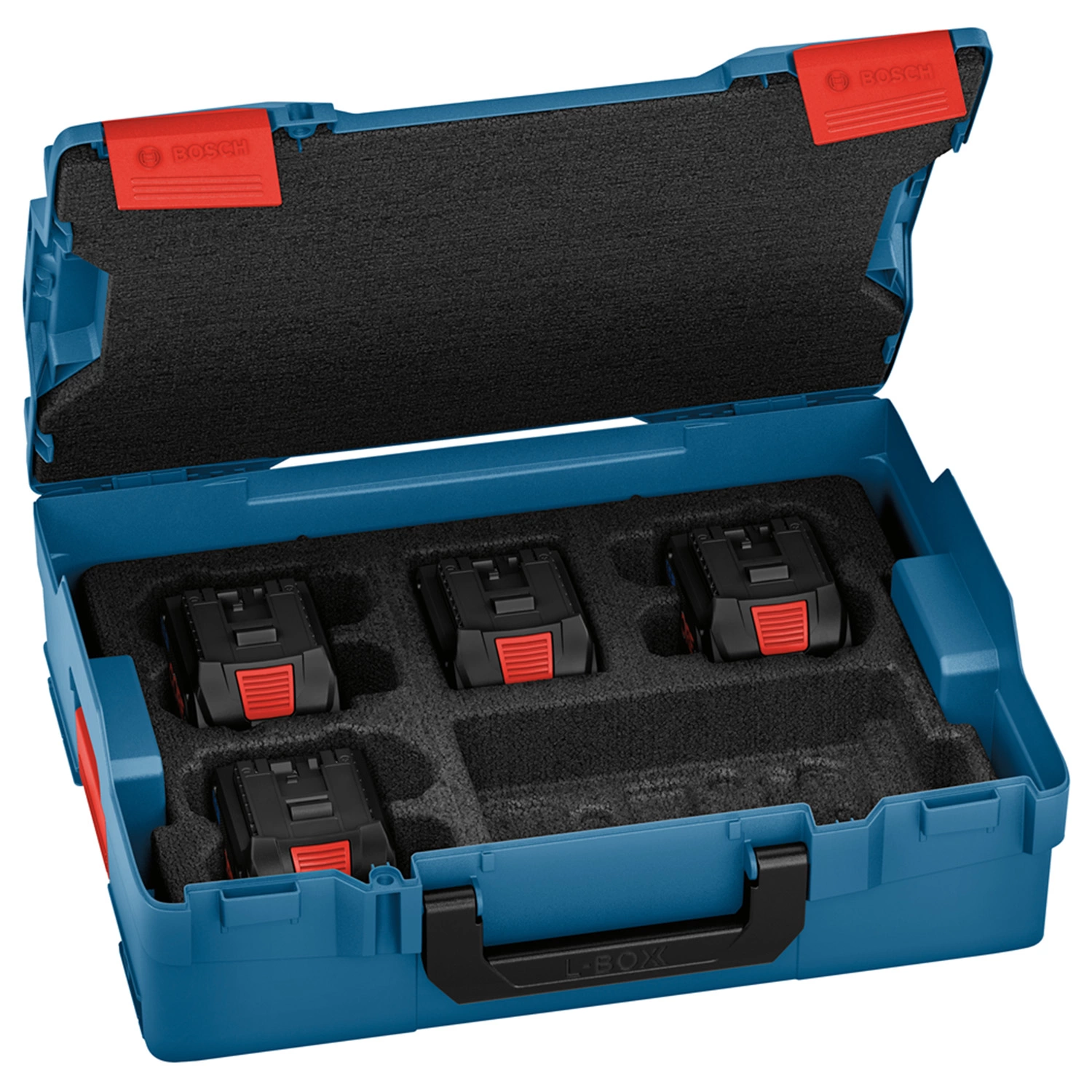 Bosch 1600A02A2U 4-delige Accu set in L-BOXX - 4x 18V 5.5Ah accu's
