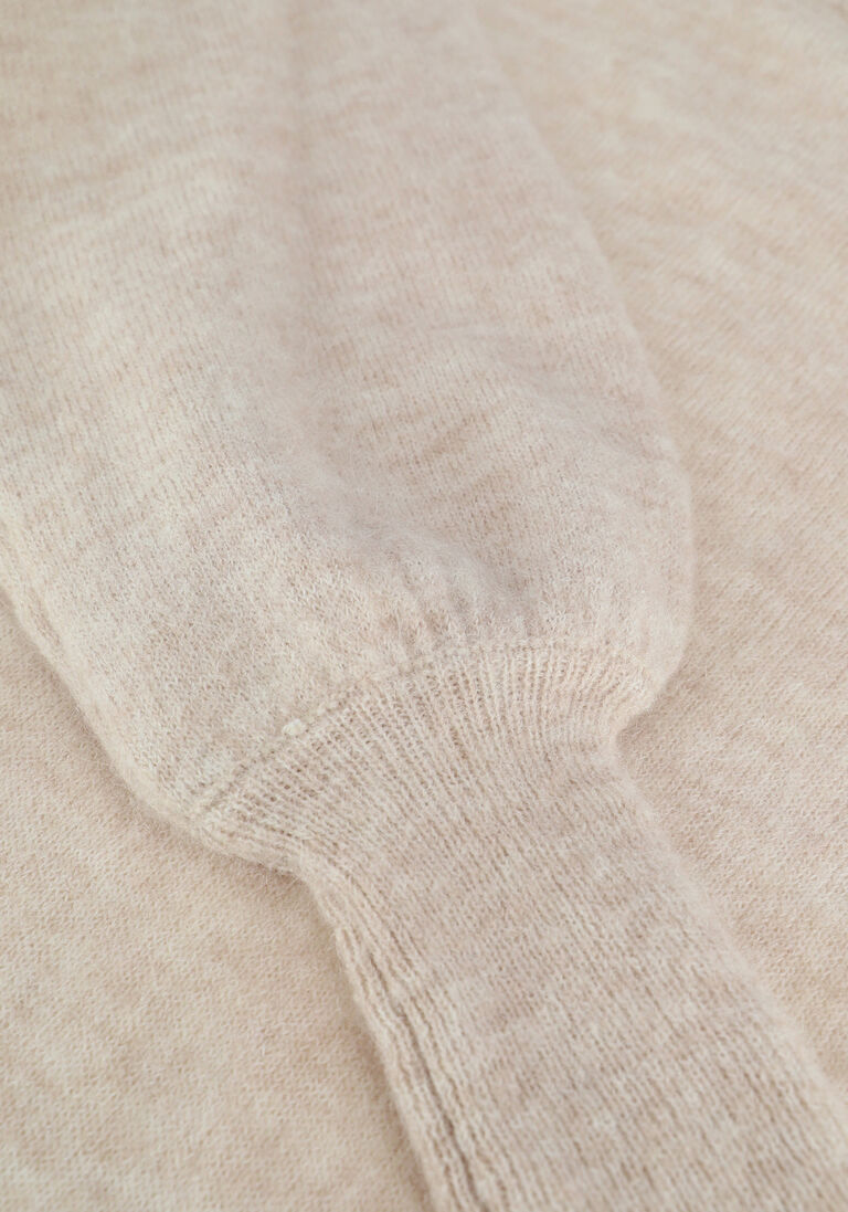 SELECTED FEMME beige selected femme mini jurk slflulu ls knit dress b