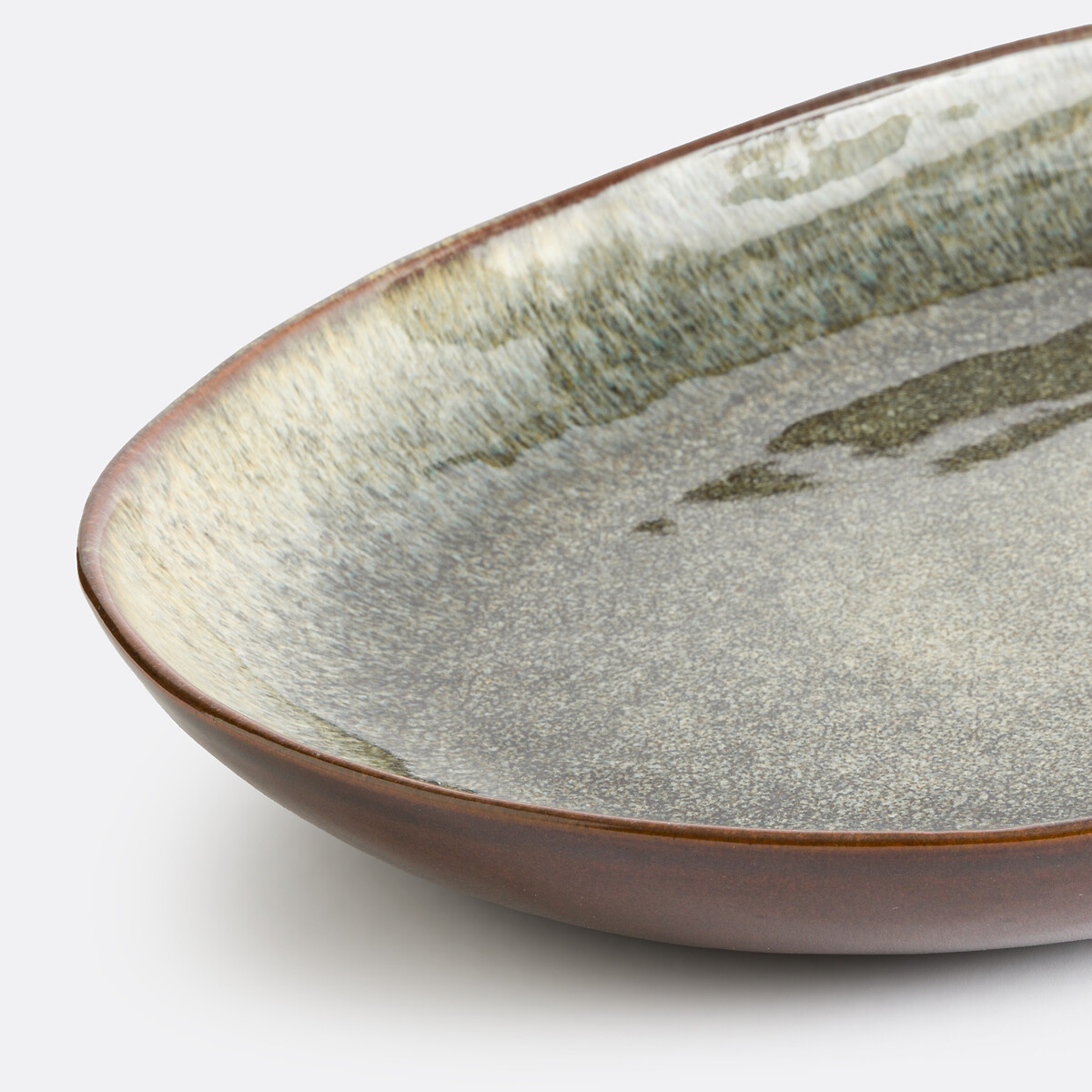 LA REDOUTE INTERIEURS<br>Tigela de barro vidrado 43x28cm, Azoia