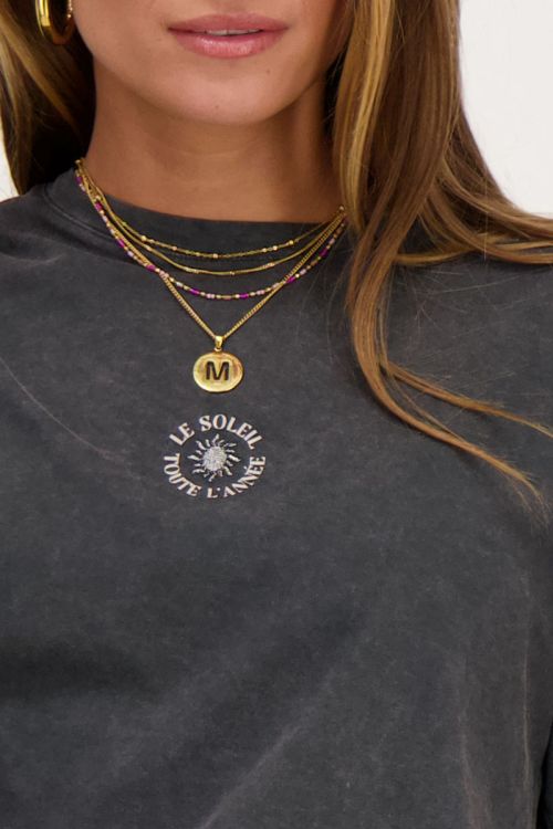 Grijs T-shirt Le soleil