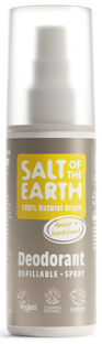 Salt Of The Earth Amber   Sandalwood Deodorant Refillable Spray 100ML