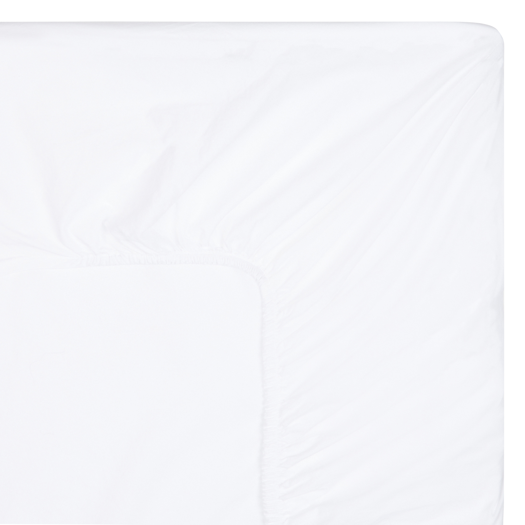 Drap housse en coton | Blanc