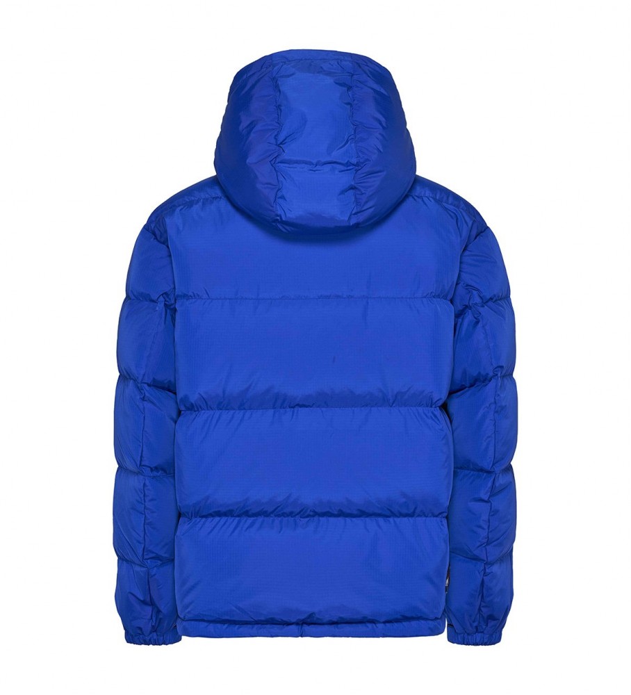 Jaqueta Tommy Jeans Alaska Casual Acolchoada com Capuz Azul