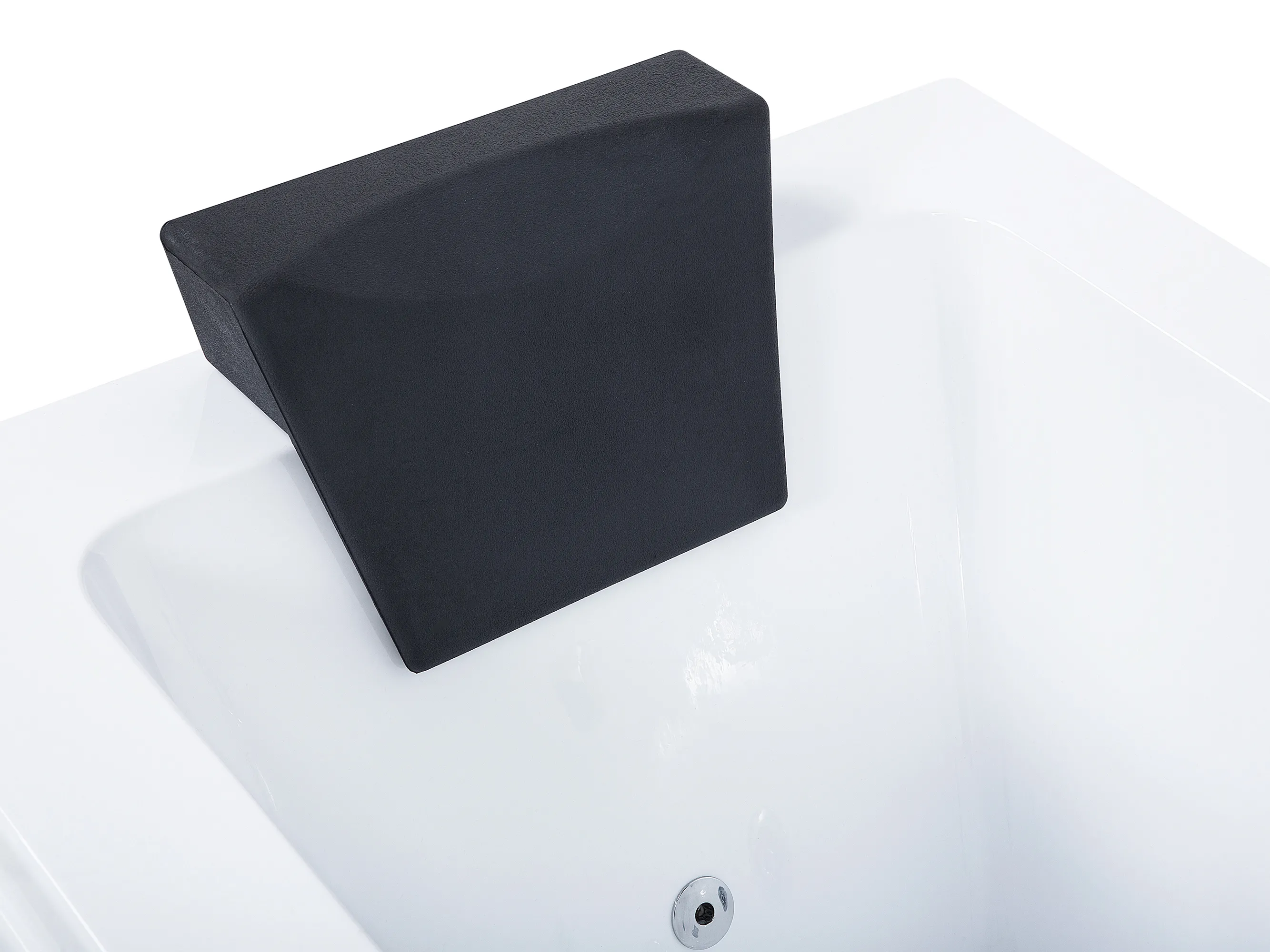 Hoek bubbelbad met LED GALLEY 170 x 75 cm Wit