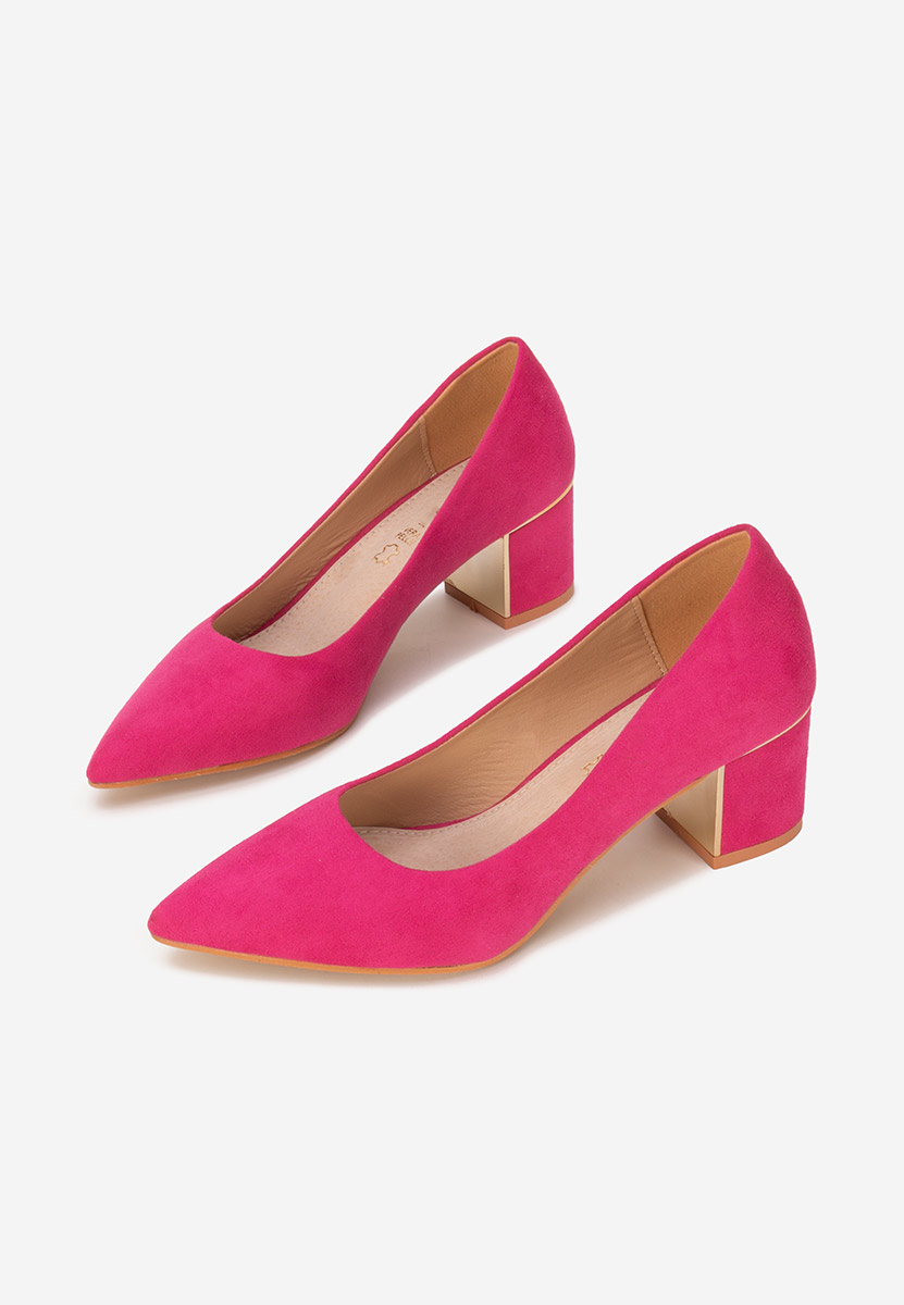 Chaussures à talon épais fuchsia Avaloria