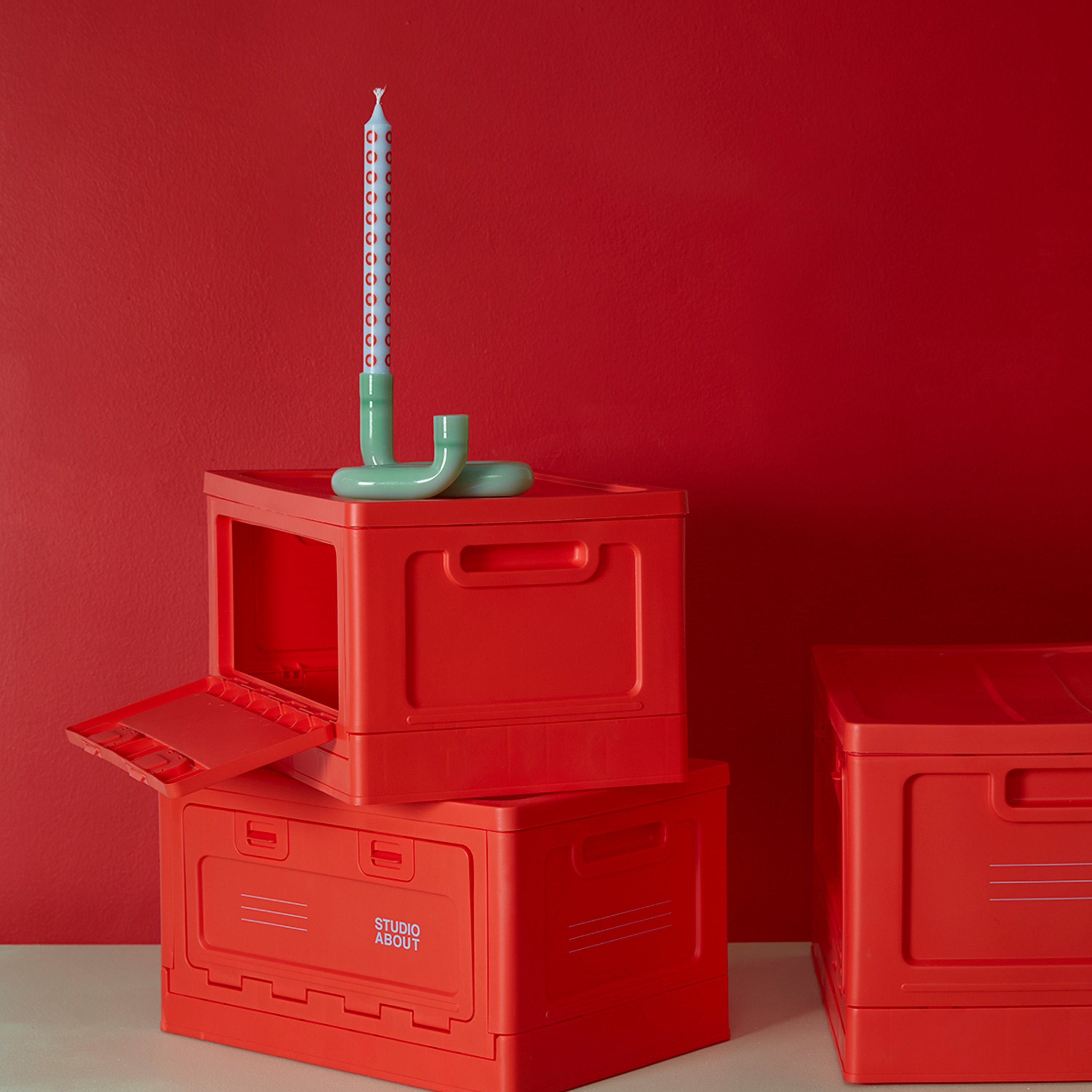 Studio About Box Opbergkrat Large - Red