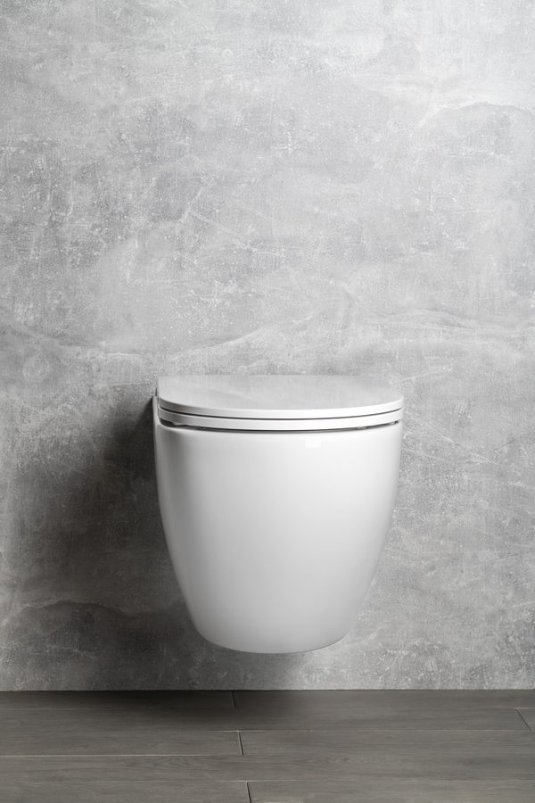 Isvea Infinity hangend toilet randloos 36,5x53cm wit