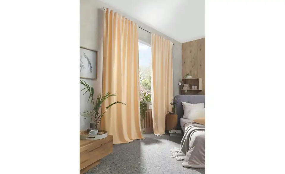 Fertigschal Creme 245 cm
